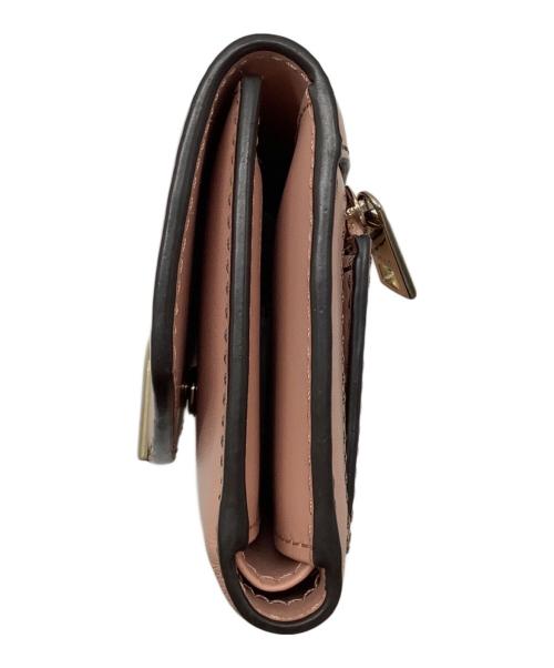 FURLA（フルラ）FURLA (フルラ) 3つ折り財布 ピンクの古着・服飾アイテム