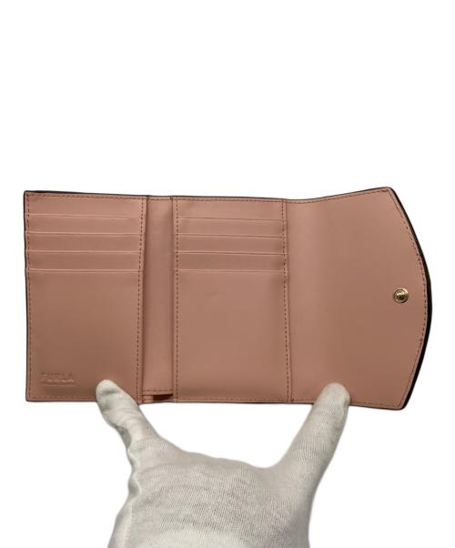 FURLA（フルラ）FURLA (フルラ) 3つ折り財布 ピンクの古着・服飾アイテム
