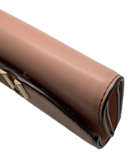 FURLA（フルラ）FURLA (フルラ) 3つ折り財布 ピンクの古着・服飾アイテム