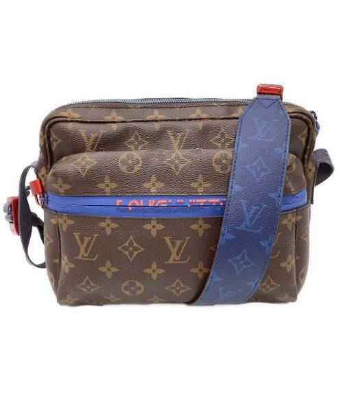 LOUIS VUITTON（ルイ ヴィトン）LOUIS VUITTON (ルイ ヴィトン) ショルダーバッグ ブラウン×ブルーの古着・服飾アイテム