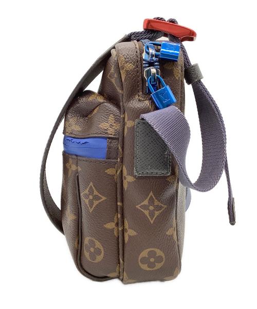 LOUIS VUITTON（ルイ ヴィトン）LOUIS VUITTON (ルイ ヴィトン) ショルダーバッグ ブラウン×ブルーの古着・服飾アイテム