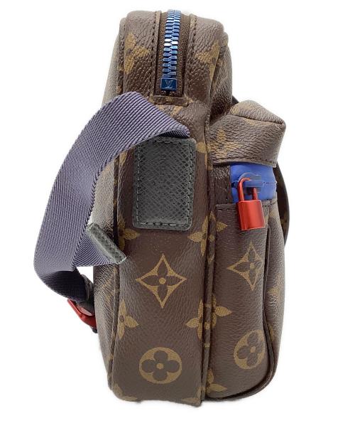 LOUIS VUITTON（ルイ ヴィトン）LOUIS VUITTON (ルイ ヴィトン) ショルダーバッグ ブラウン×ブルーの古着・服飾アイテム