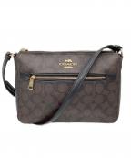 COACHコーチ）の古着「ショルダーバッグ」｜ダークブラウン