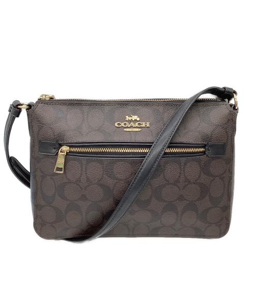 COACH（コーチ）COACH (コーチ) ショルダーバッグ ダークブラウンの古着・服飾アイテム