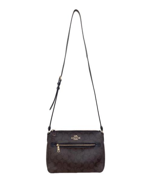 COACH（コーチ）COACH (コーチ) ショルダーバッグ ダークブラウンの古着・服飾アイテム