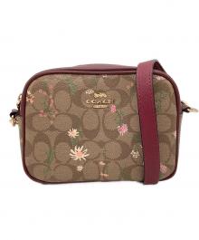 COACH（コーチ）の古着「ショルダーバッグ」｜ベージュ×ボルドー