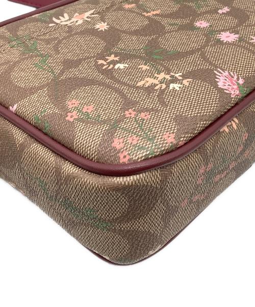 COACH（コーチ）COACH (コーチ) ショルダーバッグ ベージュ×ボルドーの古着・服飾アイテム