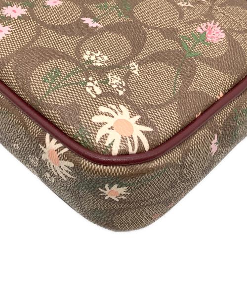 COACH（コーチ）COACH (コーチ) ショルダーバッグ ベージュ×ボルドーの古着・服飾アイテム