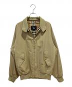 Burberry'sバーバリーズ）の古着「ノバチェック ハリントンジャケット」｜ベージュ