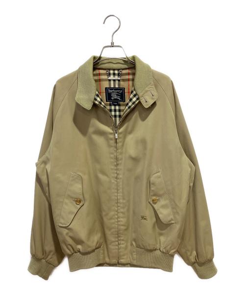 Burberry's（バーバリーズ）Burberry's (バーバリーズ) ノバチェック ハリントンジャケット ベージュ サイズ:Lの古着・服飾アイテム