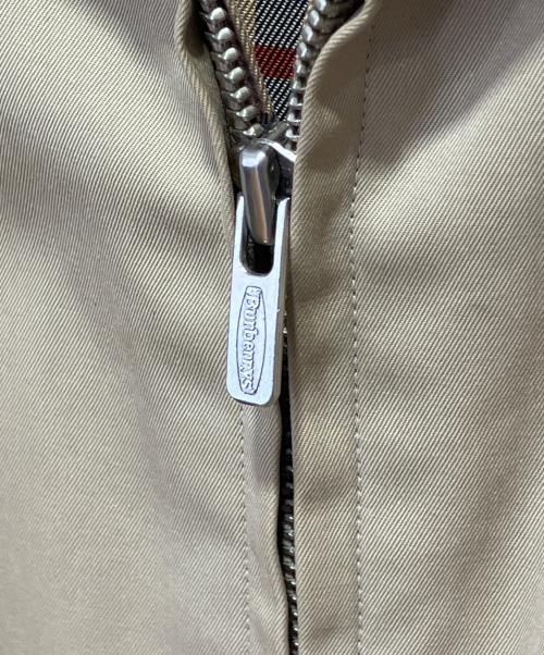Burberry's（バーバリーズ）Burberry's (バーバリーズ) ノバチェック ハリントンジャケット ベージュ サイズ:Lの古着・服飾アイテム