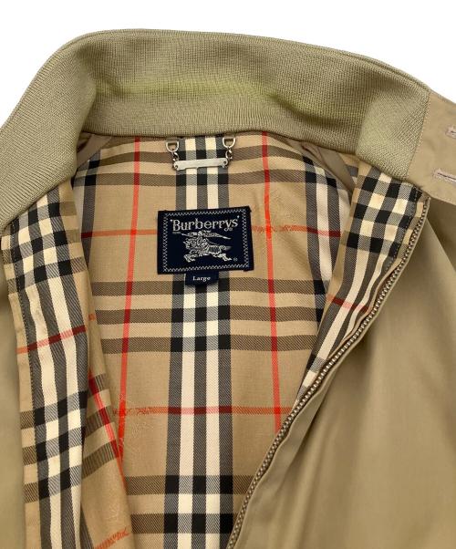 Burberry's（バーバリーズ）Burberry's (バーバリーズ) ノバチェック ハリントンジャケット ベージュ サイズ:Lの古着・服飾アイテム