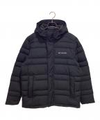 Columbiaコロンビア）の古着「Saltzman ダウンフーディドジャケット」｜ブラック