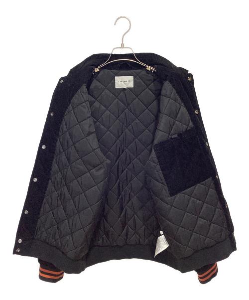 CarHartt（カーハート）CarHartt (カーハート) Letterman Jacket ブラック サイズ:Mの古着・服飾アイテム