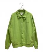 Snow peak×JOURNAL STANDARDスノーピーク×ジャーナルスタンダード）の古着「リサイクル コットンスナップ カーディガン」｜黄緑