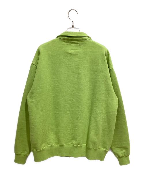 Snow peak（スノーピーク）Snow peak (スノーピーク) JOURNAL STANDARD (ジャーナルスタンダード) リサイクル コットンスナップ カーディガン 黄緑 サイズ:Mの古着・服飾アイテム