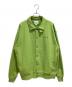 Snow peak（スノーピーク）の古着「リサイクル コットンスナップ カーディガン」｜黄緑
