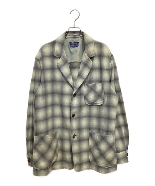 PENDLETON（ペンドルトン）PENDLETON (ペンドルトン) アンコンジャケット グレー サイズ:Lの古着・服飾アイテム