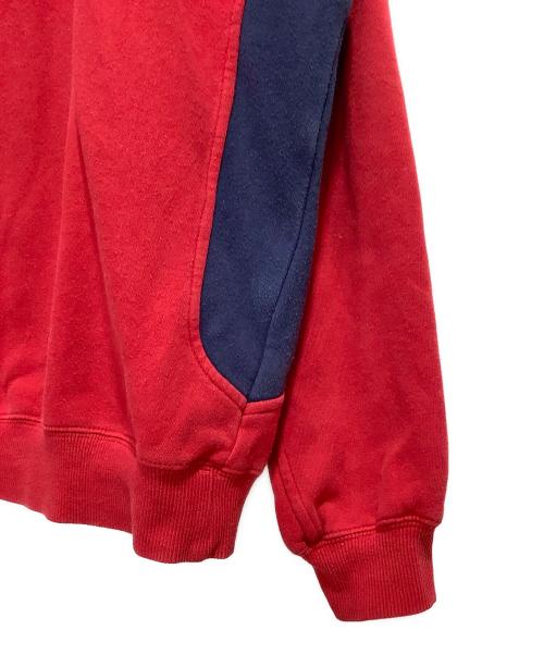 UMBRO（アンブロ）UMBRO (アンブロ) ハーフジップスウェット レッド サイズ:Lの古着・服飾アイテム