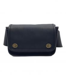 COACH（コーチ）の古着「レガシー ターンロック レザー ボディーバッグ」｜ブラック