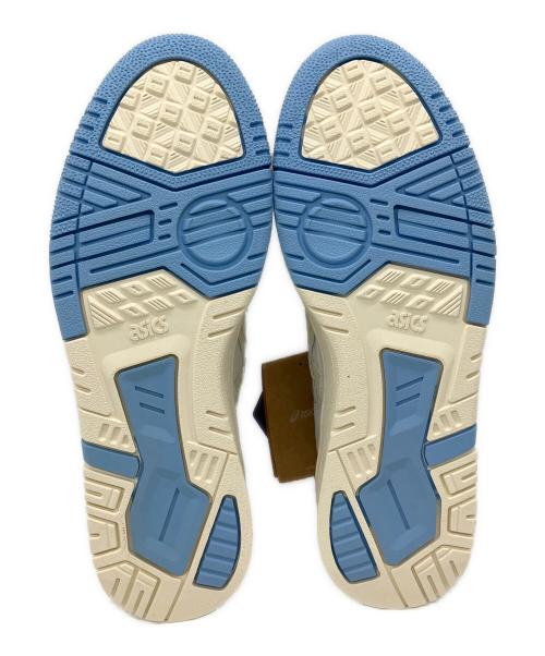 asics（アシックス）asics (アシックス) ローカットスニーカー ホワイト×スカイブルー サイズ:28 未使用品の古着・服飾アイテム