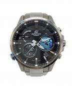 CASIOカシオ）の古着「エディフィス 腕時計」｜ブラック