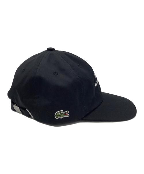 LACOSTE（ラコステ）LACOSTE (ラコステ) ベンタイルキャップ ブラック サイズ:58cmの古着・服飾アイテム