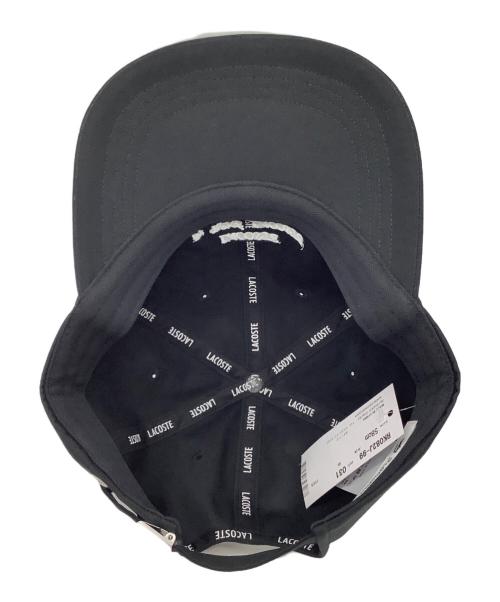 LACOSTE（ラコステ）LACOSTE (ラコステ) ベンタイルキャップ ブラック サイズ:58cmの古着・服飾アイテム