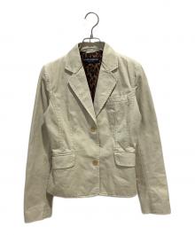 DOLCE & GABBANA（ドルチェ＆ガッバーナ）の古着「テーラードジャケット」｜ベージュ