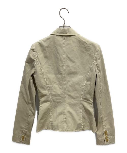 DOLCE & GABBANA（ドルチェ＆ガッバーナ）DOLCE & GABBANA (ドルチェ＆ガッバーナ) テーラードジャケット ベージュ サイズ:40の古着・服飾アイテム