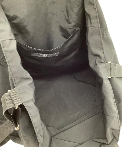 COMME des GARCONS HOMME（コムデギャルソン オム）COMME des GARCONS HOMME (コムデギャルソン オム) 綿ナイロングログラン 2WAY バッグ ブラックの古着・服飾アイテム
