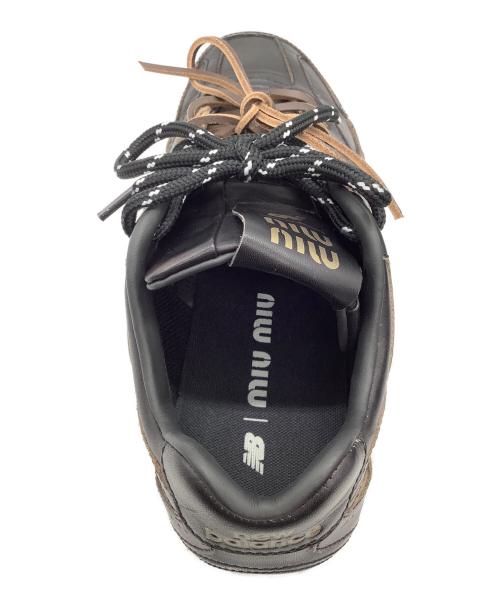 MIU MIU（ミュウミュウ）MIU MIU (ミュウミュウ) NEW BALANCE (ニューバランス) 530SL ローカットスニーカー ブラック サイズ:24.5の古着・服飾アイテム