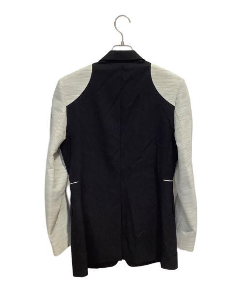 Christian Dior（クリスチャン ディオール）Christian Dior (クリスチャン ディオール) ATELIER バイカラーテーラードジャケット グレー×ブラック サイズ:48の古着・服飾アイテム