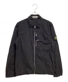 STONE ISLAND（ストーンアイランド）の古着「25SS Nylon Metal ECONYL Overshirt」｜ブラック