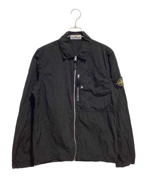 STONE ISLAND（ストーンアイランド）STONE ISLAND (ストーンアイランド) 25SS Nylon Metal ECONYL Overshirt ブラック サイズ:Sの古着・服飾アイテム