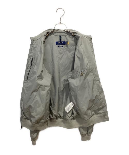 POLO RALPH LAUREN（ポロ・ラルフローレン）POLO RALPH LAUREN (ポロ・ラルフローレン) ナイロン スイングトップ ブルゾン グレー サイズ:Sの古着・服飾アイテム