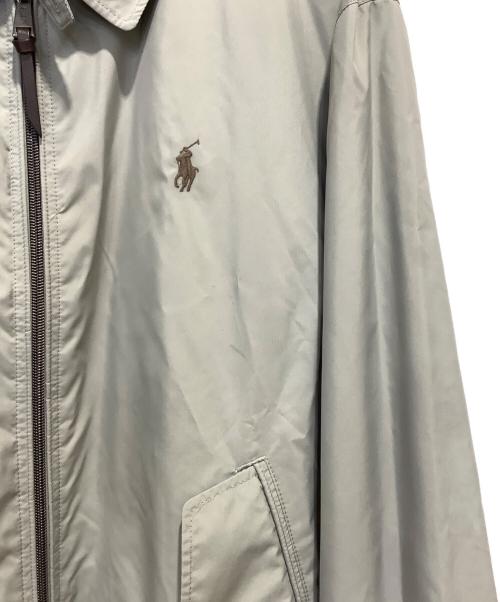 POLO RALPH LAUREN（ポロ・ラルフローレン）POLO RALPH LAUREN (ポロ・ラルフローレン) ナイロン スイングトップ ブルゾン グレー サイズ:Sの古着・服飾アイテム