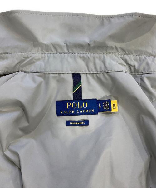 POLO RALPH LAUREN（ポロ・ラルフローレン）POLO RALPH LAUREN (ポロ・ラルフローレン) ナイロン スイングトップ ブルゾン グレー サイズ:Sの古着・服飾アイテム