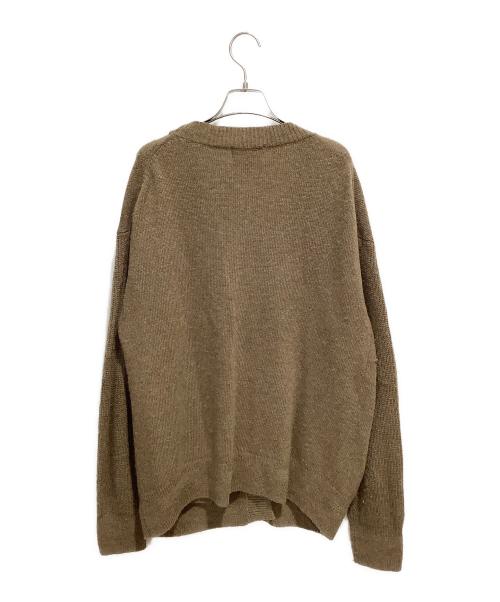 PINK HOUSE（ピンクハウス）PINK HOUSE (ピンクハウス) ネームワッペン ニットカーディガン ブラウン サイズ:FREEの古着・服飾アイテム