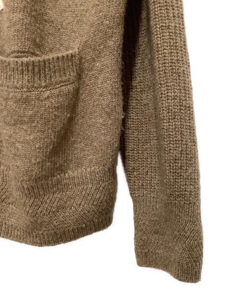 PINK HOUSE（ピンクハウス）PINK HOUSE (ピンクハウス) ネームワッペン ニットカーディガン ブラウン サイズ:FREEの古着・服飾アイテム