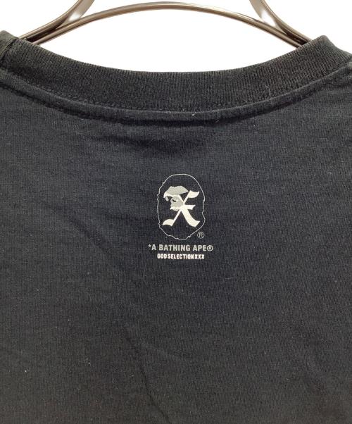 A BATHING APE（アベイシングエイプ）A BATHING APE (アベイシングエイプ) 半袖カットソー ブラック サイズ:XLの古着・服飾アイテム