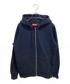 SUPREMEシュプリーム）の古着「Old English Hood Logo Zip」｜ネイビー