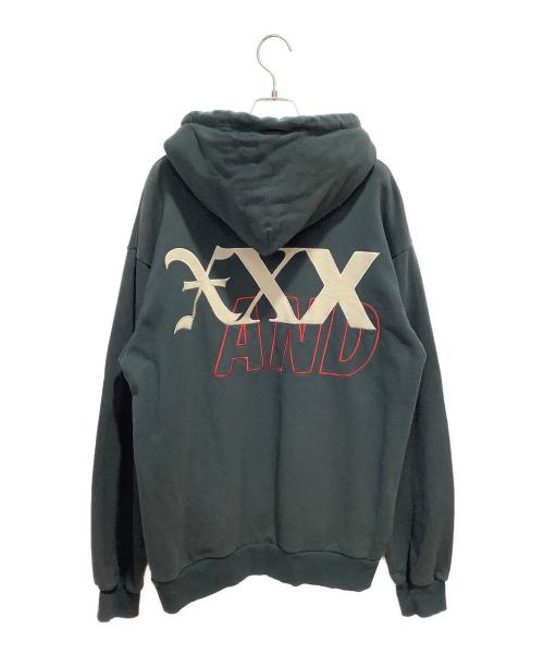 WIND AND SEA（ウィンダンシー）WIND AND SEA (ウィンダンシー) GOD SELECTION XXX (ゴッド セレクション トリプルエックス) LOGO HOODIE グリーン サイズ:Lの古着・服飾アイテム
