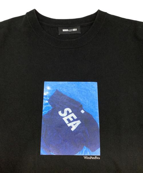 WIND AND SEA（ウィンダンシー）WIND AND SEA (ウィンダンシー) フォトTシャツ ブラック サイズ:Lの古着・服飾アイテム