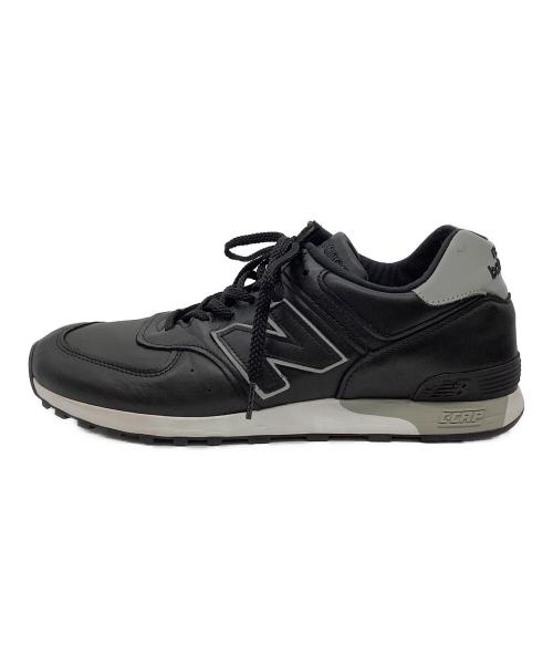 NEW BALANCE（ニューバランス）NEW BALANCE (ニューバランス) レザースニーカー ブラック サイズ:27の古着・服飾アイテム
