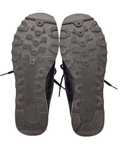 NEW BALANCE（ニューバランス）NEW BALANCE (ニューバランス) レザースニーカー ブラック サイズ:27の古着・服飾アイテム