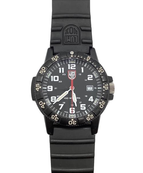 LUMINOX（ルミノックス）LUMINOX (ルミノックス) 0321.L ラバーベルト腕時計 ブラックの古着・服飾アイテム