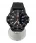 LUMINOX (ルミノックス) 0321.L ラバーベルト腕時計 ブラック：18000円