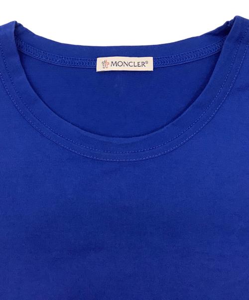 MONCLER（モンクレール）MONCLER (モンクレール) 半袖カットソー ブルー サイズ:Lの古着・服飾アイテム