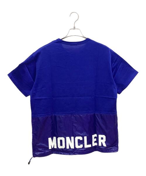 MONCLER（モンクレール）MONCLER (モンクレール) 半袖カットソー ブルー サイズ:Lの古着・服飾アイテム